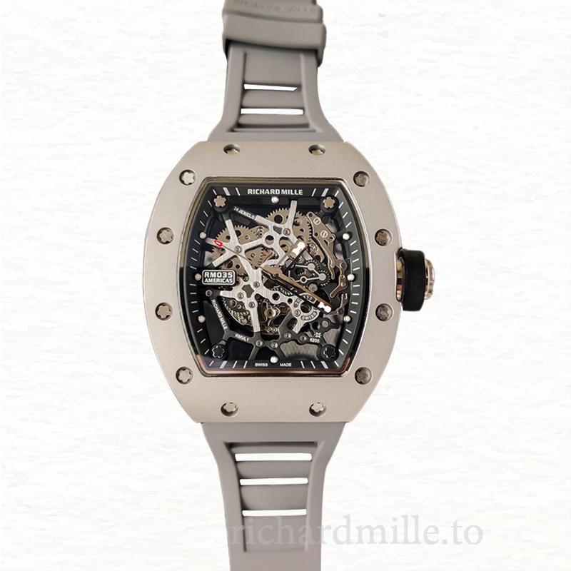Richard Mille RM35 Men Mechanical Skeleton Dial