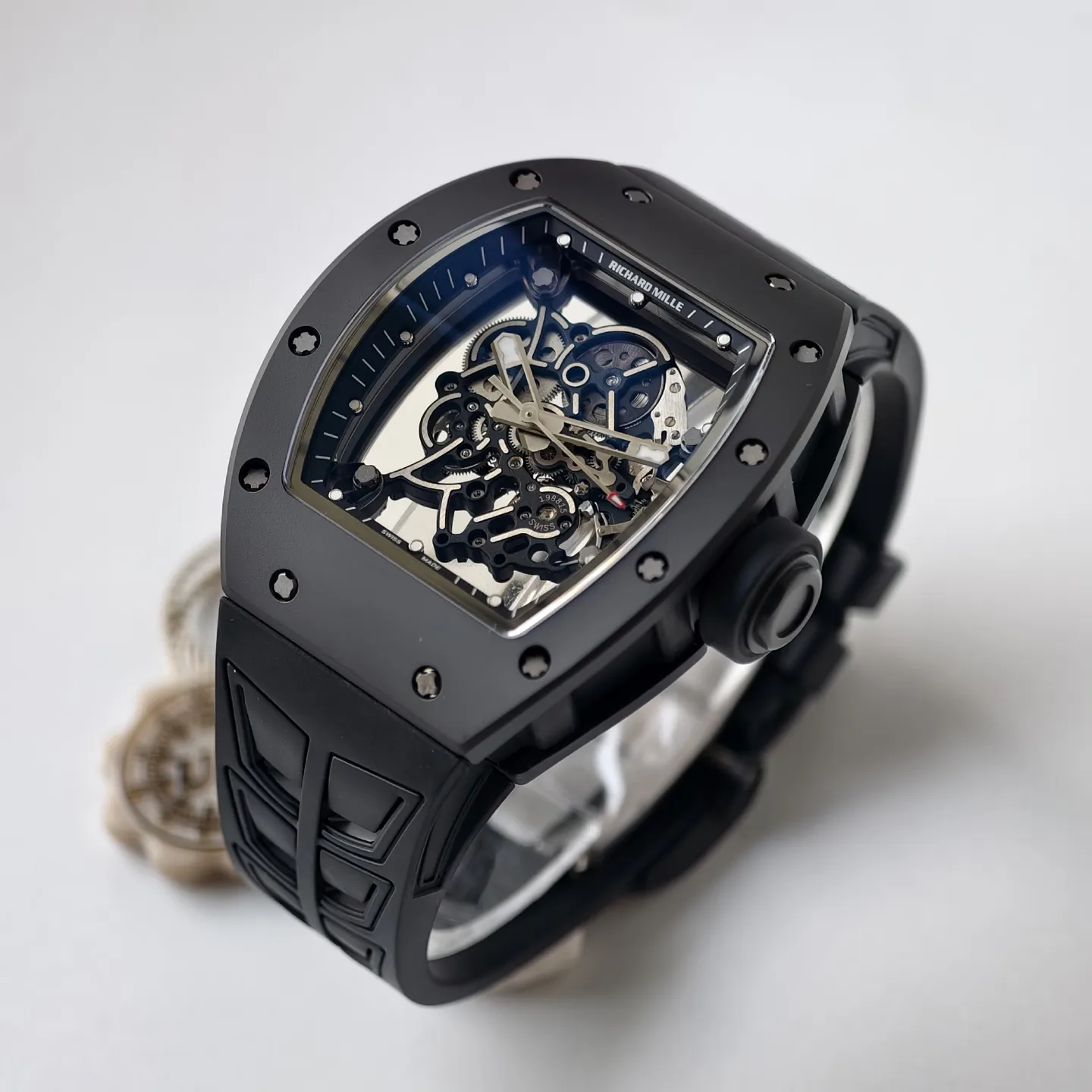 UMI Richard Mille RM 055 Bubba Watson Black Ceramic Skeleton RMUL2 Super Clone Watch