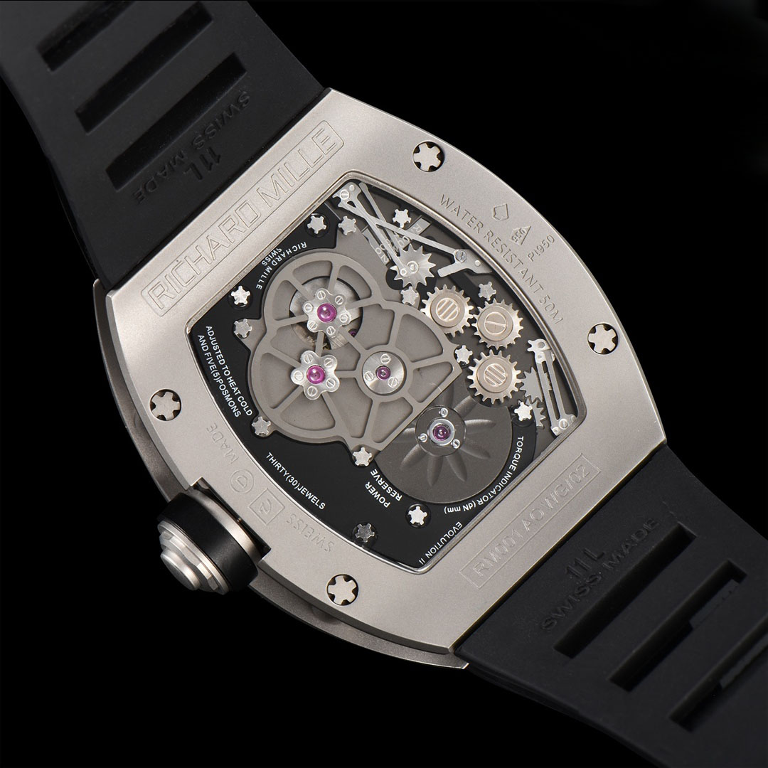 Best Richard Mille RM001 Tourbillon Super Clone – Titanium Skeleton Luxury Replica Watch