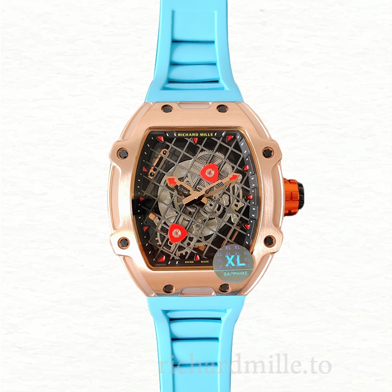 Richard Mille RM27-04 Mechanical Men Stainless Steel Rubber Band Watch