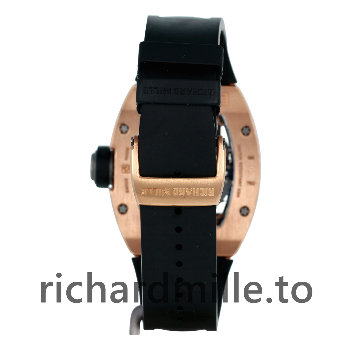 Richard Mille RM 010-AG RG Rubber Skeletonized Dial Watch