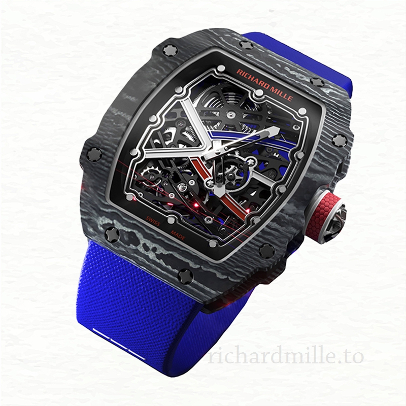 Richard Mille RM 67-02 Transparent Dial Men’s Strap Watch