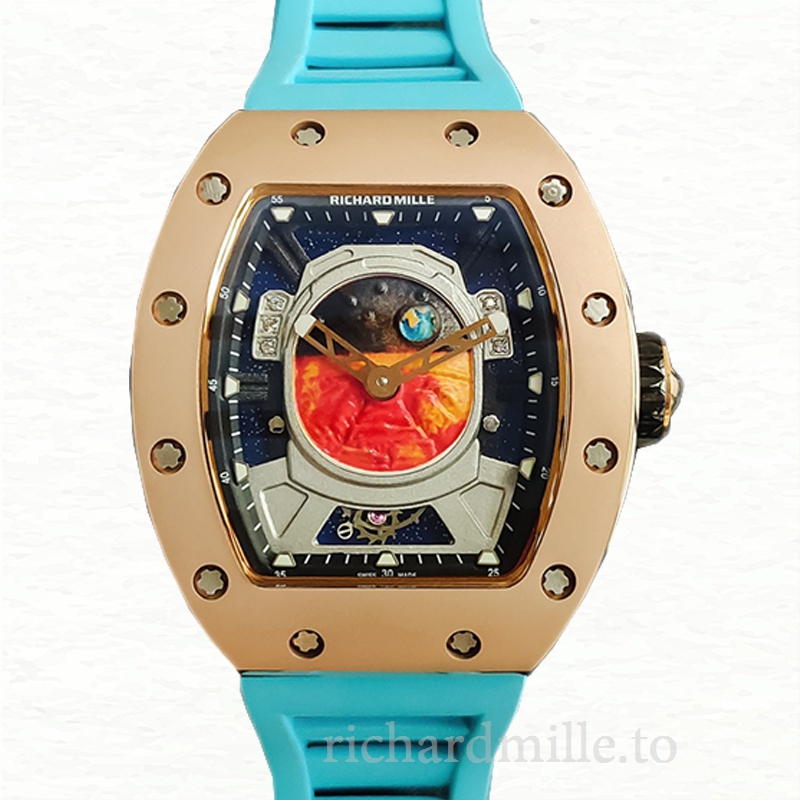 Richard Mille RM52-05 Men Mechanical Watch Mars Earth Dial