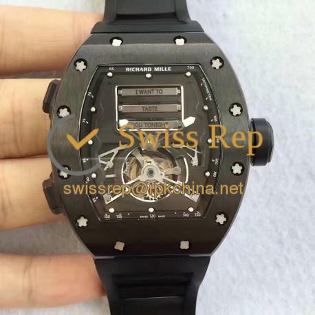 RM69 Erotic Tourbillon KVF Black Titanium Black Dial Caliber RM69