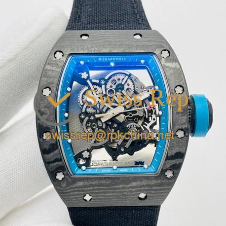RM055 NTPT ZF Blue Dial Black Nylon Strap Seiko NH05A V3