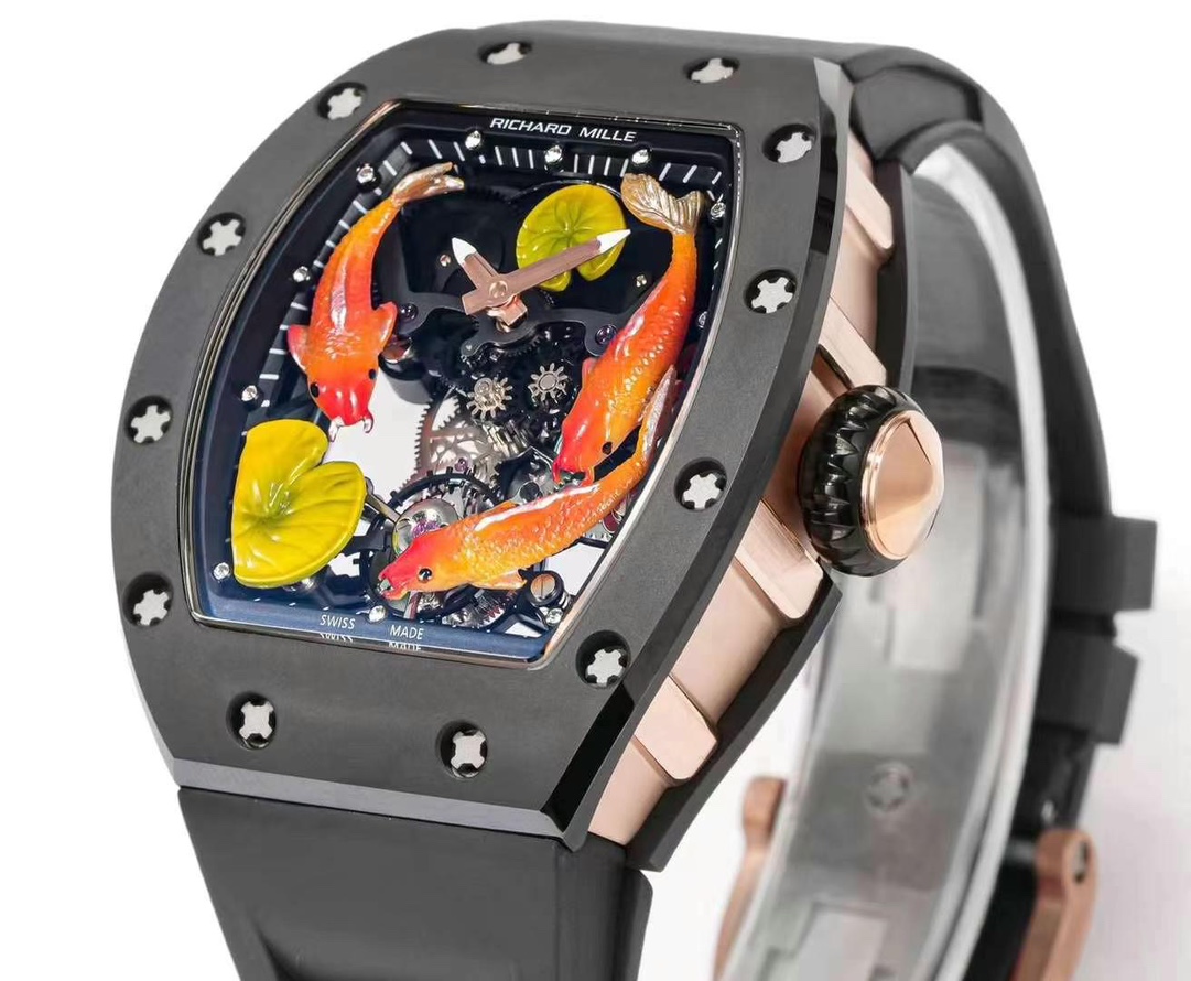 Richard Mille RM S10 Koi Tourbillon Replica Watch Limited Edition
