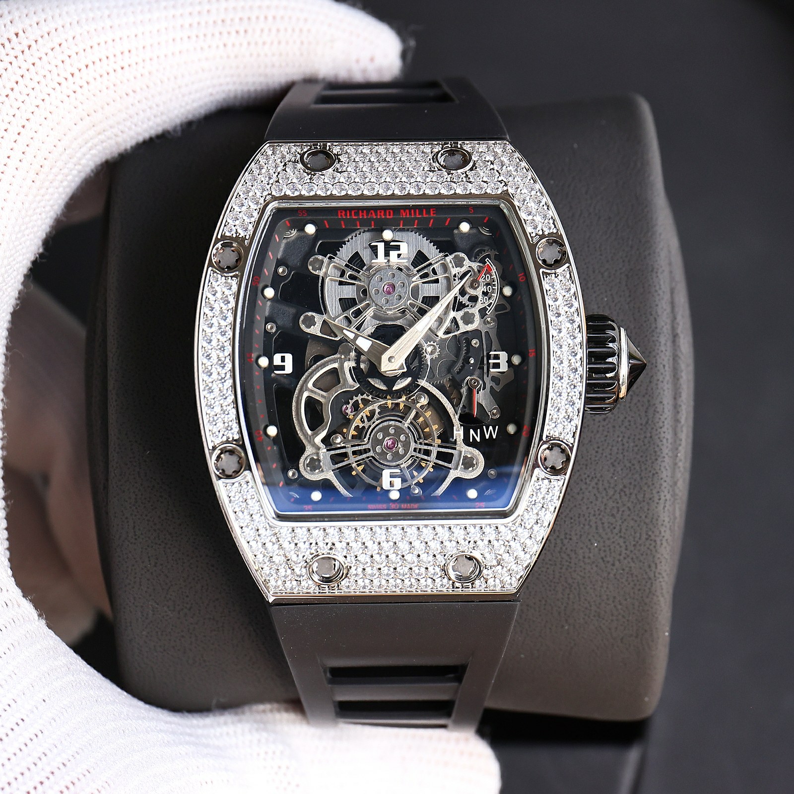 Richard Mille RM17-01 Black Dial Men’s Rubber Band Automatic