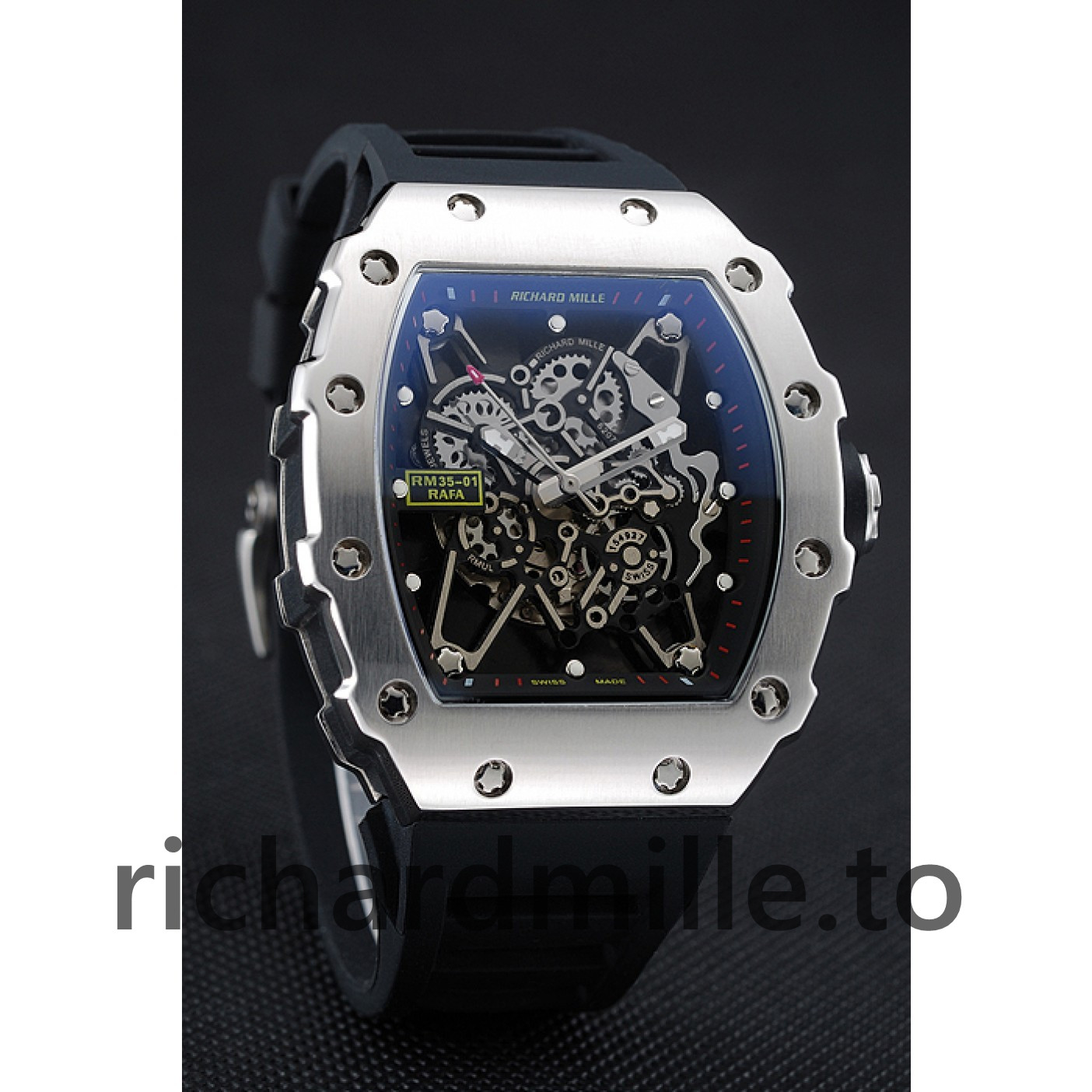 Richard Mille RM 35-01 Rafa 1454198 Black Dial Rubber Watch
