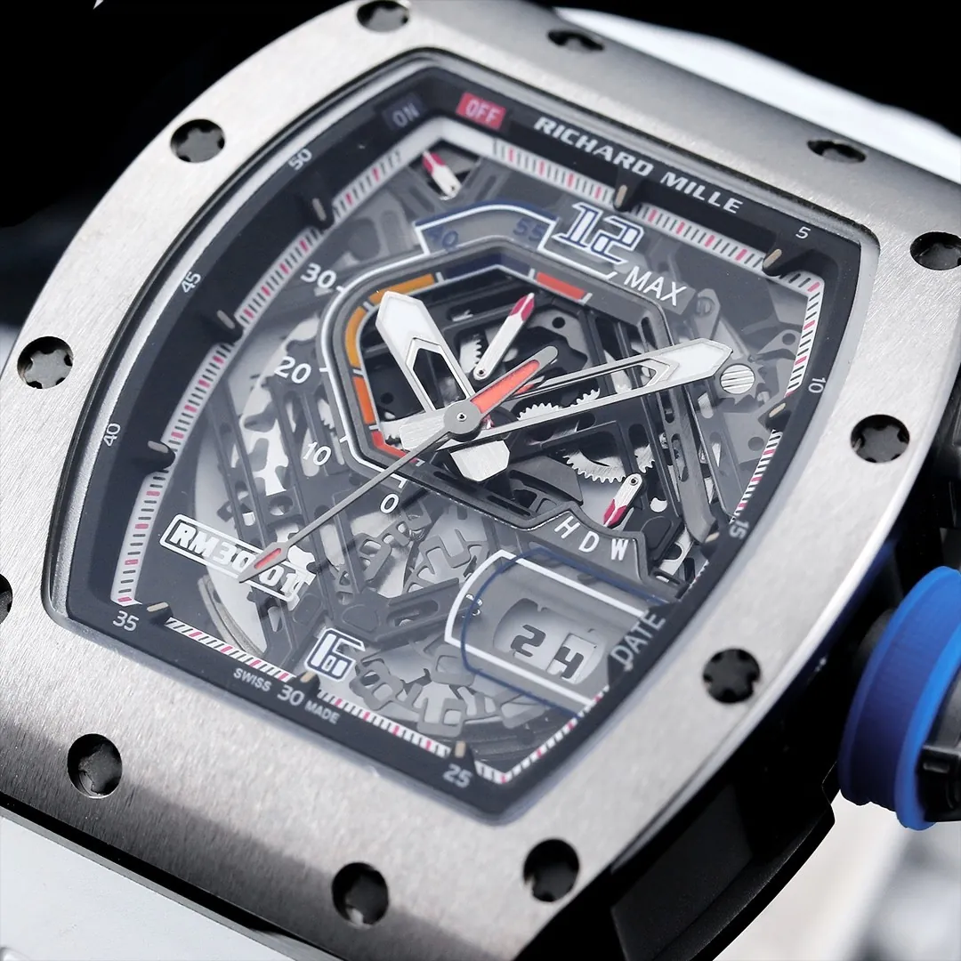 Richard Mille RM30-01 Titanium Automatic Skeleton Watch 40x50x16mm Replica Watch