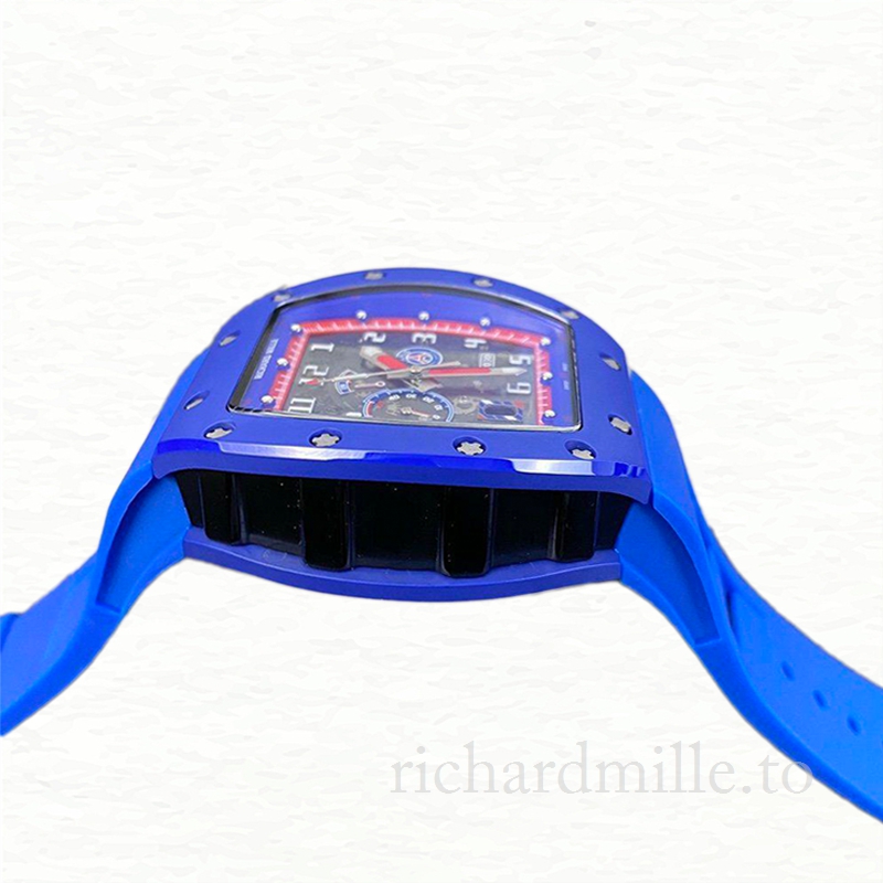 Richard Mille RM030 Men Mechanical Watch Ceramics Bezel Rubber Band
