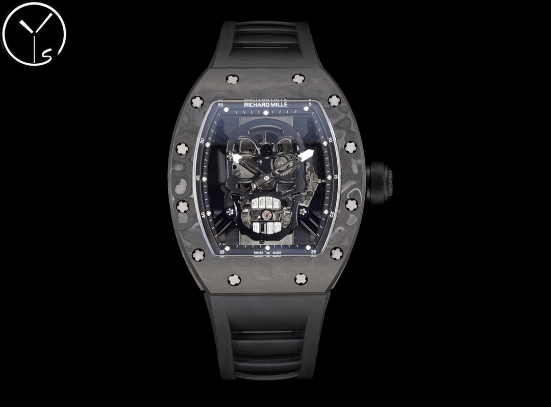 Richard Mille RM52-01 Replica Skull Tourbillon Carbon Fiber Camouflage