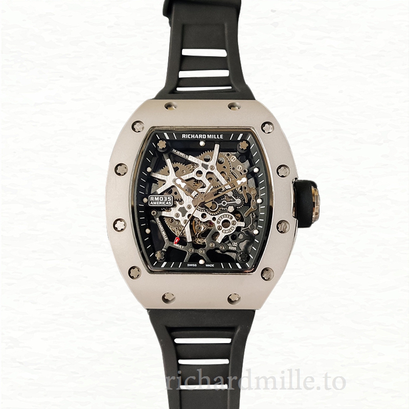 Richard Mille RM35 Men Mechanical Watch Rubber Band
