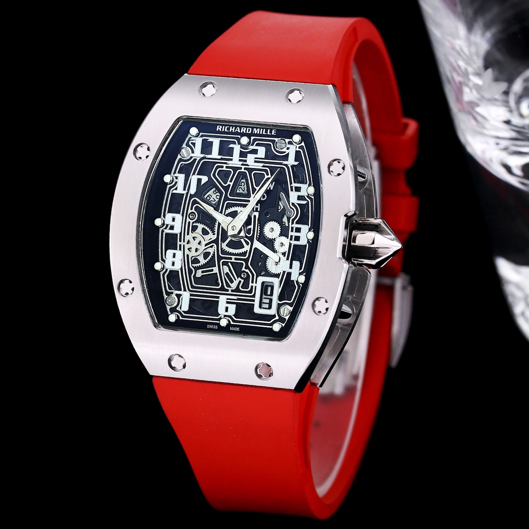 Luxury Richard Mille RM 67-01 Replica Red Strap Watch For The Modern Gentleman – Swiss Precision