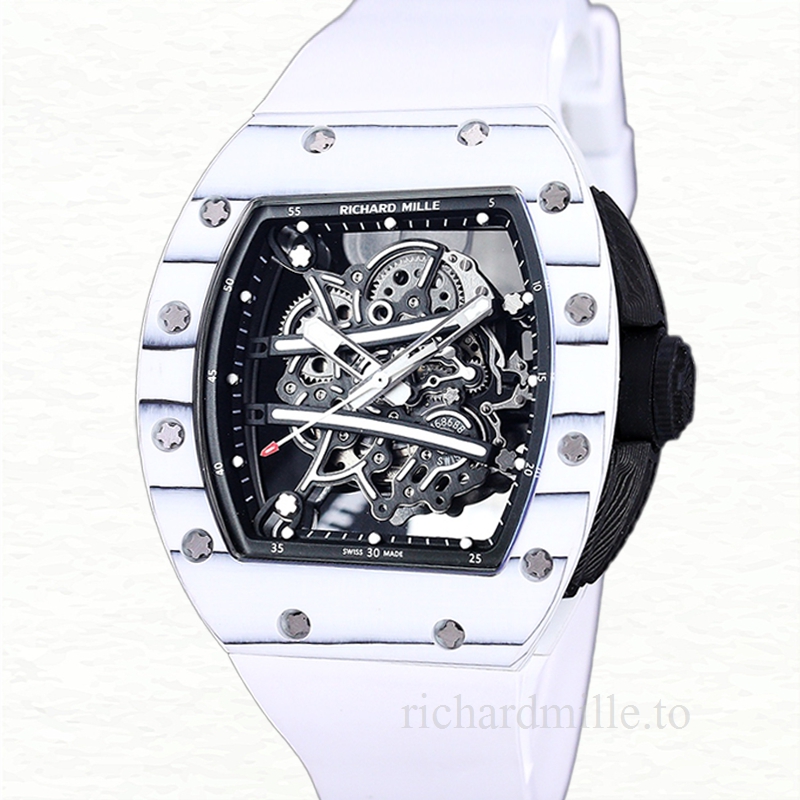 Richard Mille RM 61-01 Men Automatic Transparent Dial Watch