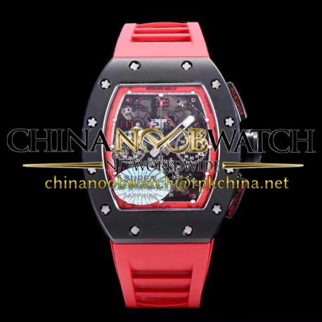 RM011 Felipe Massa Chrono Limited Edition KVF Ceramic Red Skeleton Dial Swiss 7750