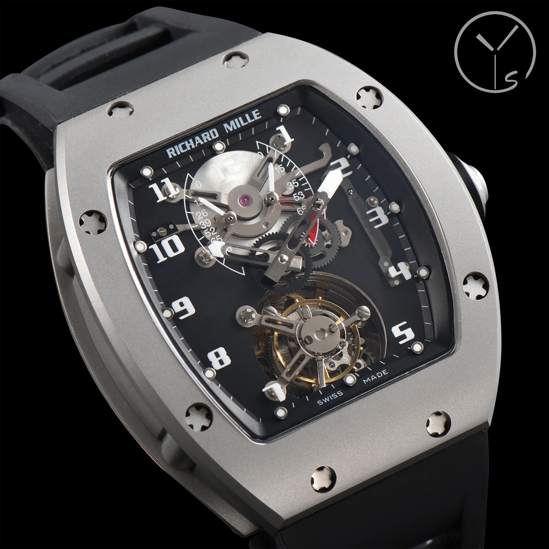 Replica Richard Mille RM001 Super Clone Tourbillon – Best Titanium Skeleton Watch