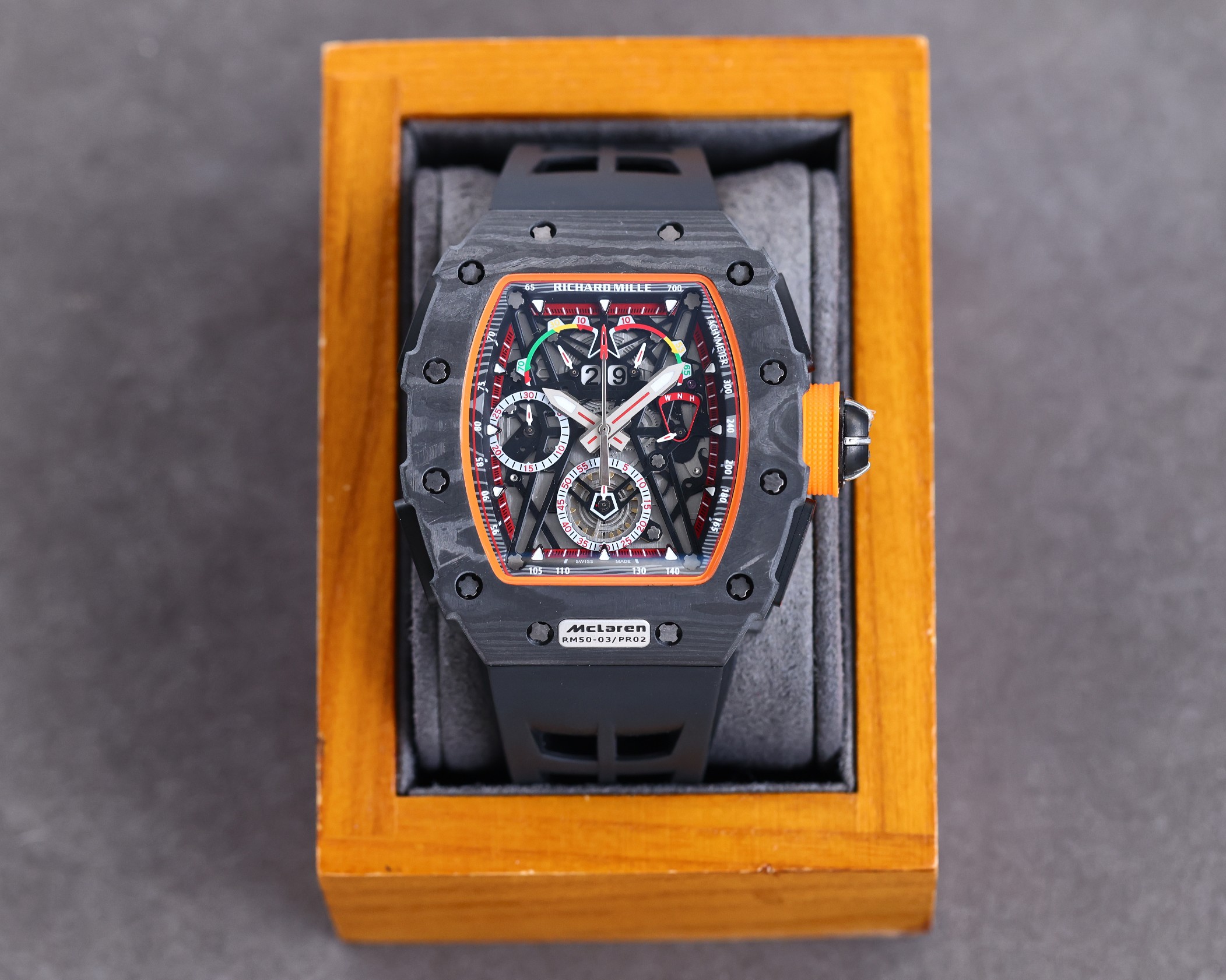 Super Clone Richard Mille RM50-03 McLaren F1 Tourbillon Men's Watch Replica