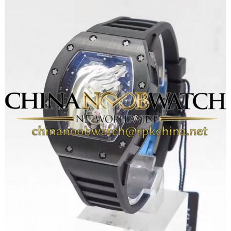 Polo Club Saint Tropez RM052 KVF Black Ceramic Silver Dial M8215