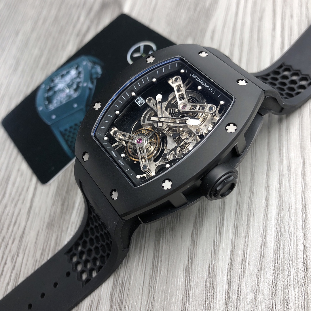 Replica Richard Mille RM 027 Watch with Swiss Movement 43mm Titanium Case