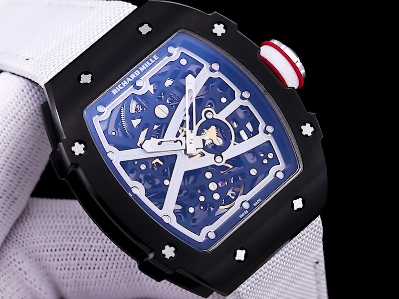 Swiss Replica Richard Mille RM 67-02 Skeleton Dial Steel Composite Case Watch – Precision Tourbillon Movement