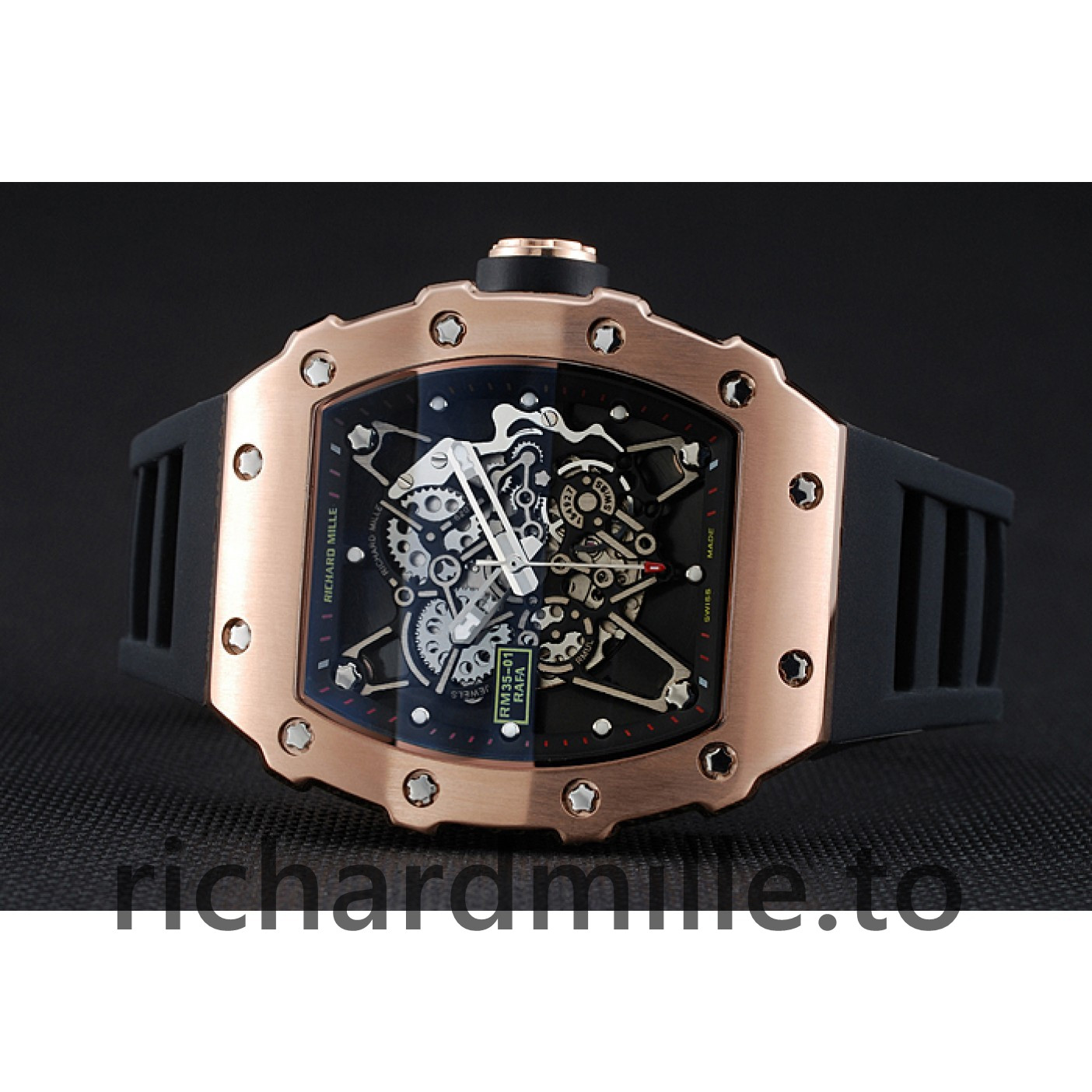 Richard Mille RM 35-01 Rafa 1454197 Black Dial Men Watch