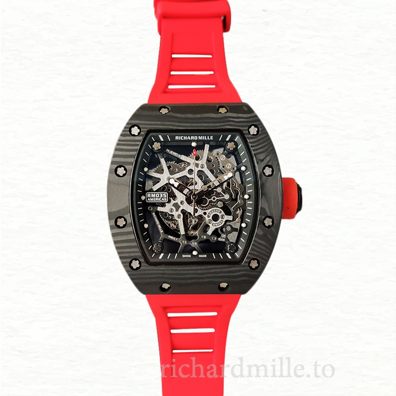 Richard Mille RM35 Mechanical Men Watch Skeleton Dial
