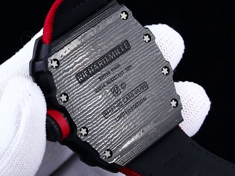 Swiss Richard Mille RM 27-02 Tourbillon Rafael Nadal Replica Watch – Lightweight Carbon Fiber Case, Skeleton Dial