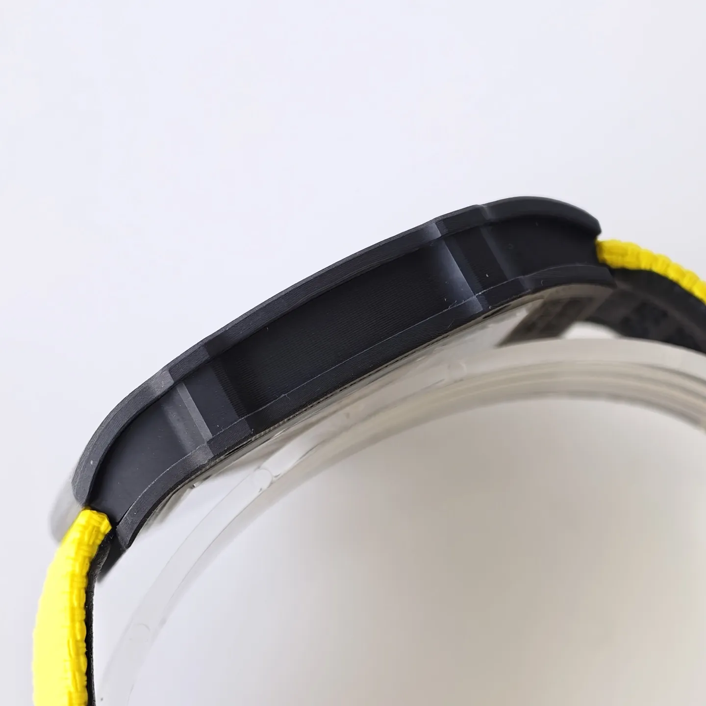 UMI Richard Mille RM 67-02 UAE Edition Black Carbon TPT Yellow Strap Skeleton Replica Watch