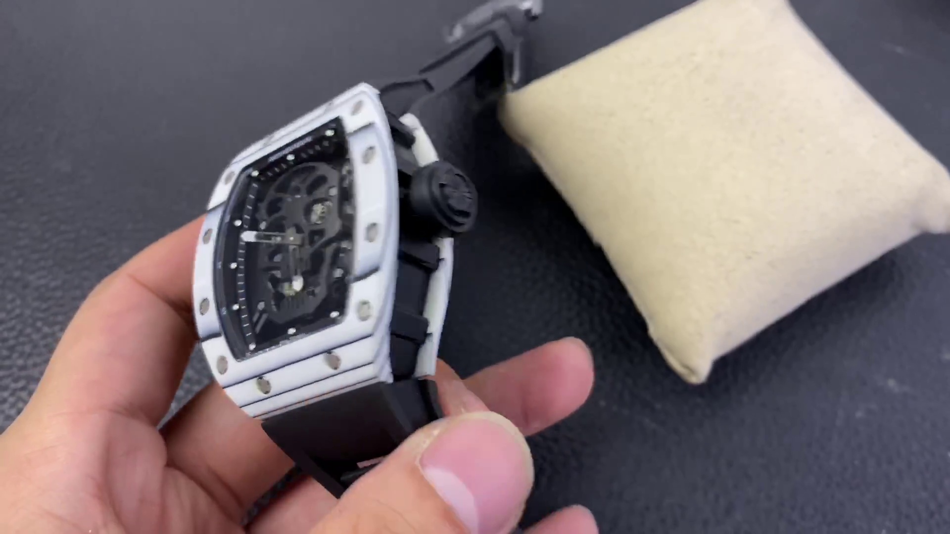 Luxury Richard Mille RM 52-01 Replica Tourbillon Watch – Bold Skull Design, Swiss Precision & Ultimate Craftsmanship