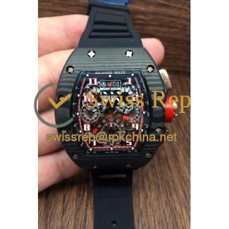 RM011-FM Felipe Massa Chrono Forged Carbon Red Dial 7750