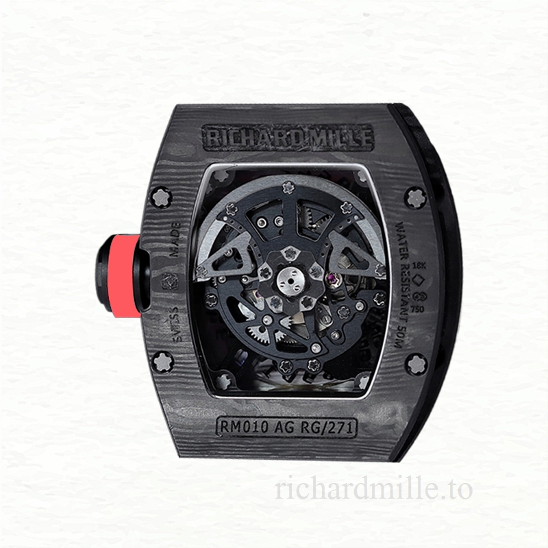 Richard Mille RM 010 Automatic Men Watch Rubber Band