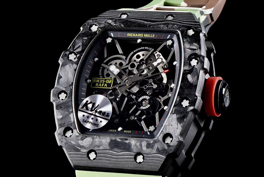 Richard Mille Replica RM35-02 V3 Upgraded Camouflage Strap
