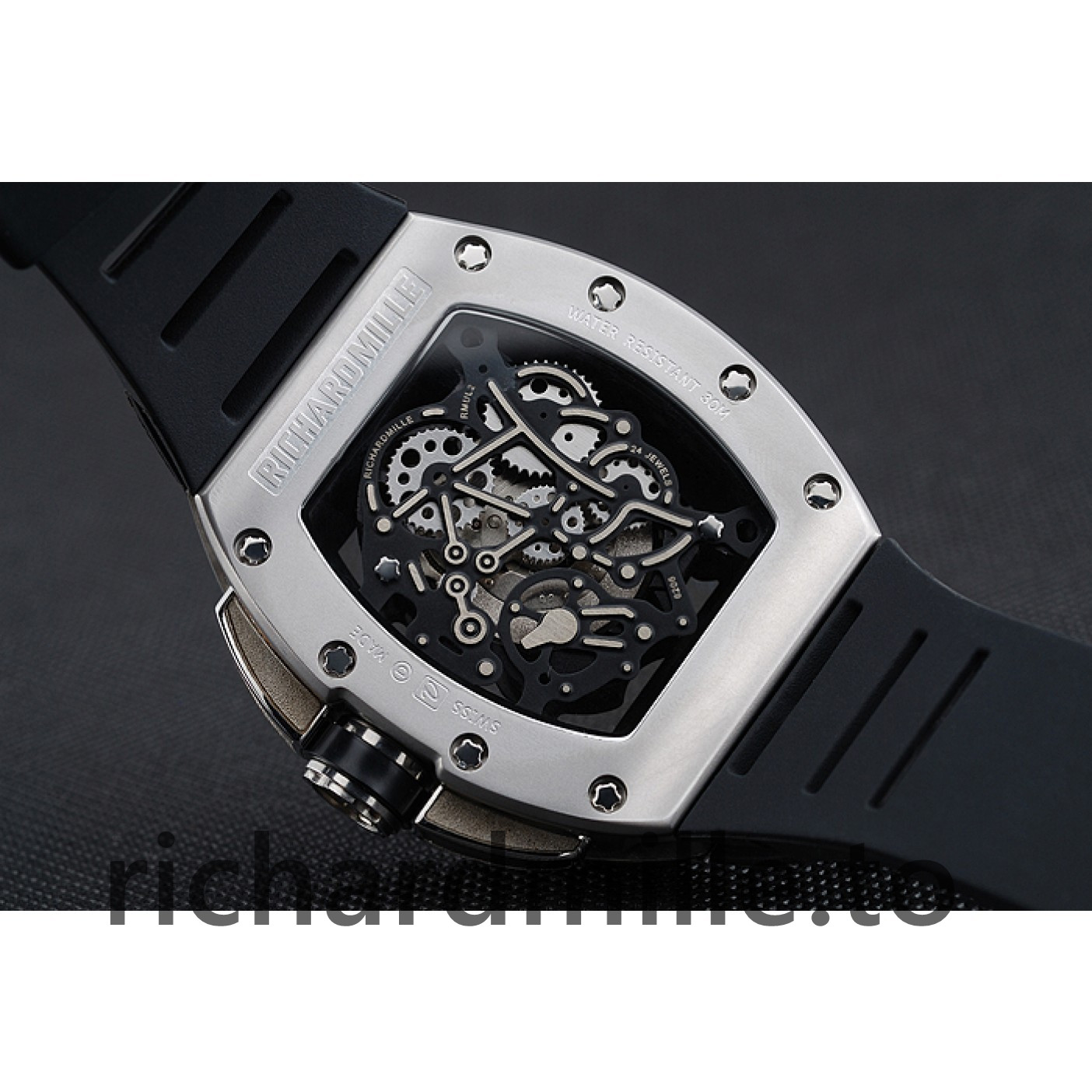 Richard Mille RM 61-01 1454204 Black Dial Men Rubber Watch