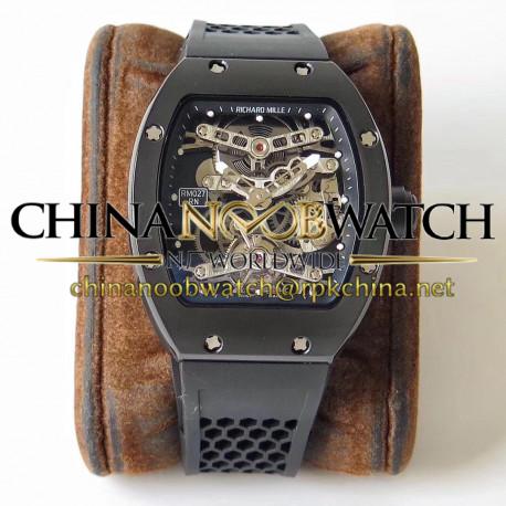 RM27 Tourbillon Rafael Nadal Limited Edition EURF Ceramic Skeleton Dial Swiss Tourbillon