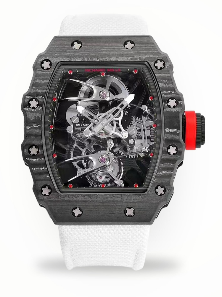 Swiss Richard Mille RM 27-02 Replica Watch – Swiss Tourbillon, Ultra-Light Carbon Case, Premium Skeleton Dial