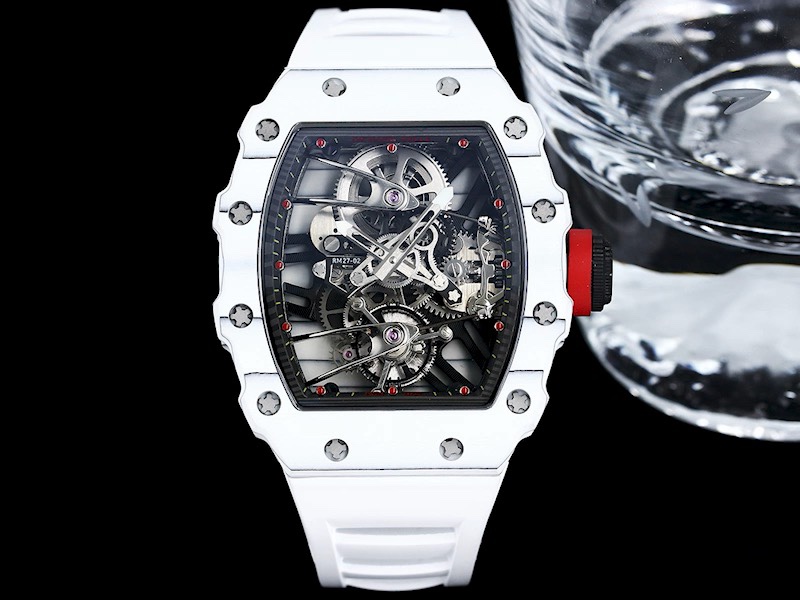 Richard Mille RM 27-02 Rafael Nadal Replica White Ceramic Watch – High-End Skeleton Dial, Swiss Movement, Sporty &amp; Luxurious Design