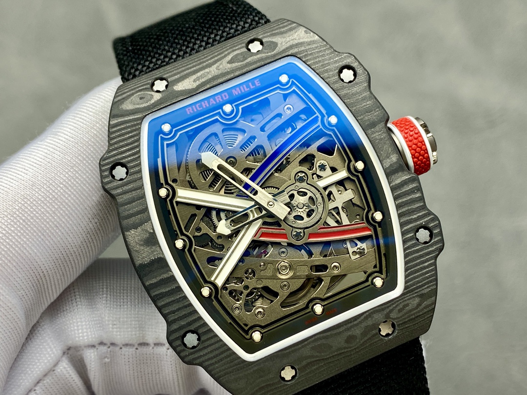 Best Richard Mille RM67-02 V4 47mm Replica Watch with Skeleton Dial - Quality
