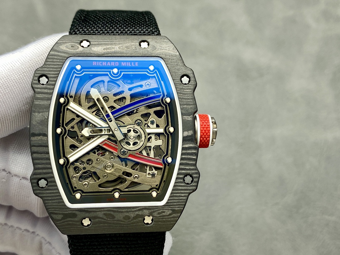 Best Richard Mille RM67-02 V4 47mm Replica Watch with Skeleton Dial - Quality