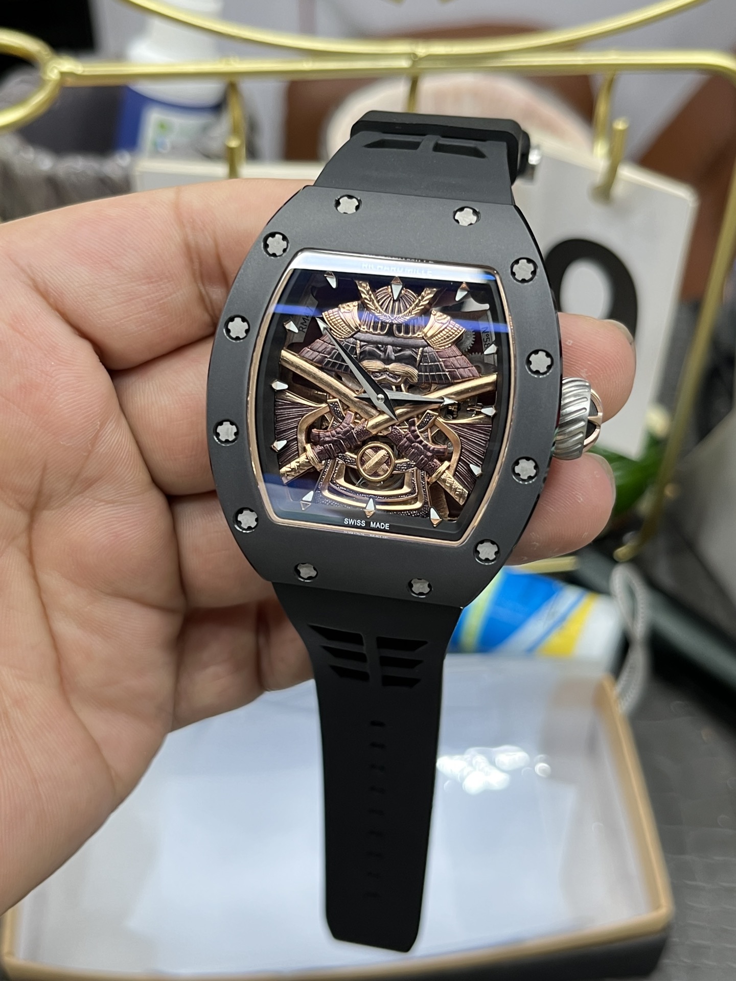 Replica Richard Mille RM47 Tourbillon Watch Design with Japanese Maple Leaf Motif
