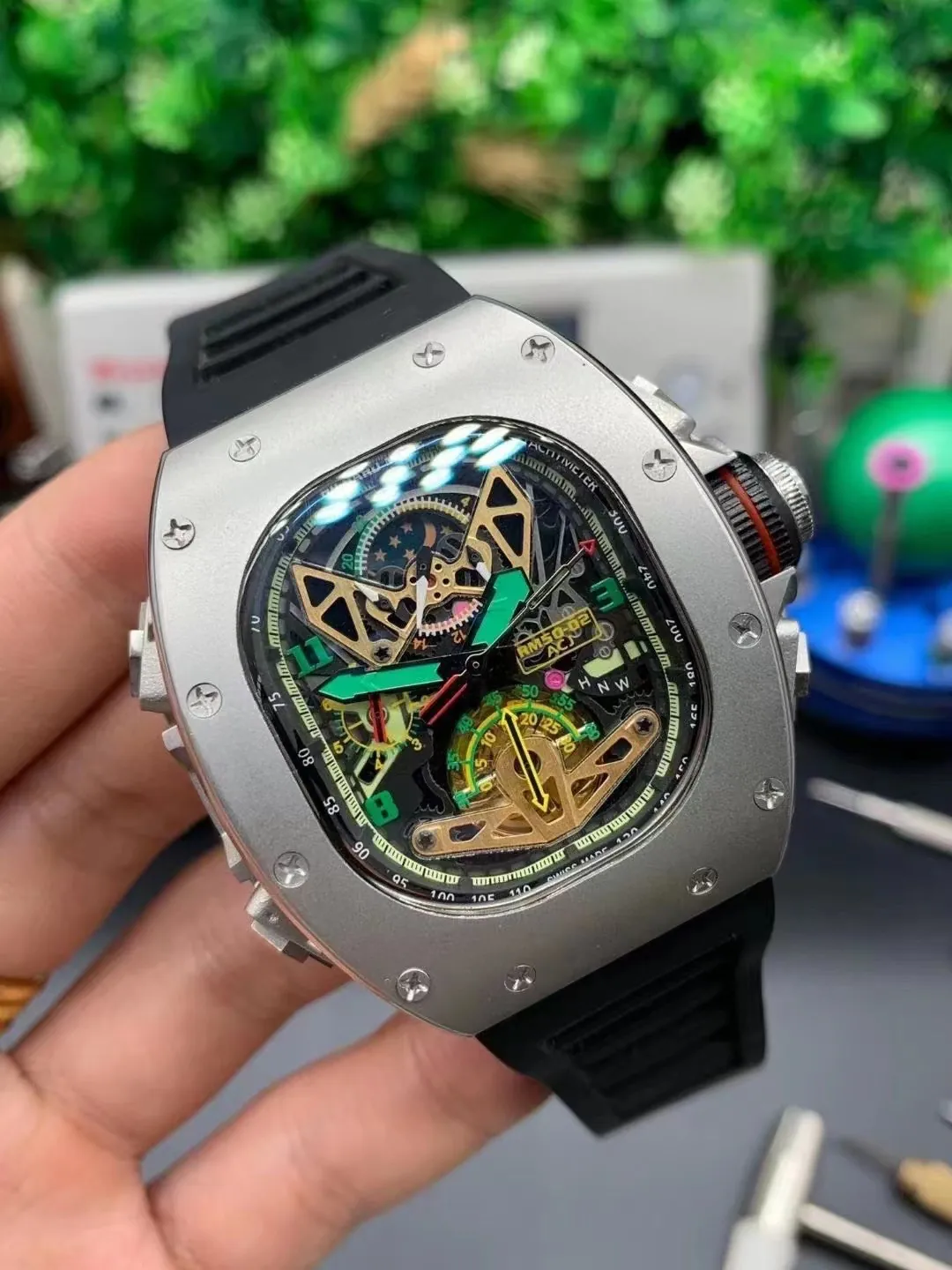 Richard Mille RM 50-02 ACJ Tourbillon Split-Seconds Chronograph Replica Watch