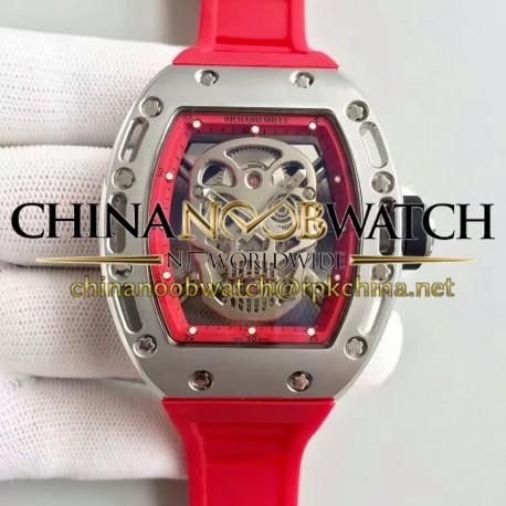 RM052 SF Titanium Skull &amp; Red Dial Swiss M6T51