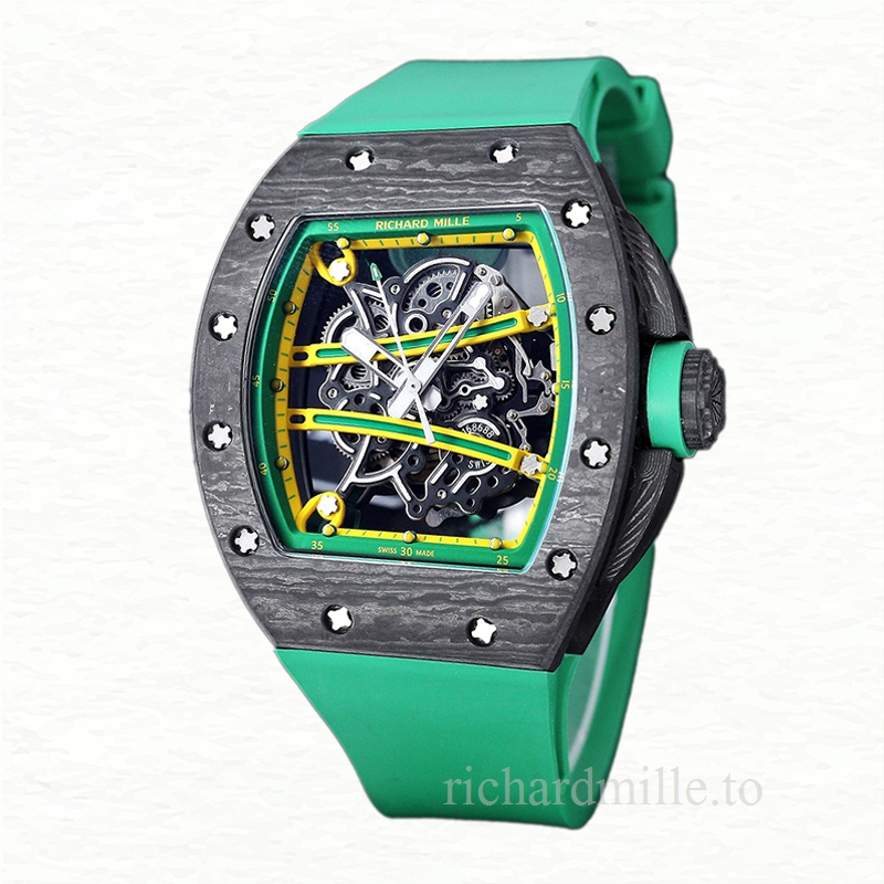 Richard Mille RM 61-01 Automatic Men Rubber Band Watch