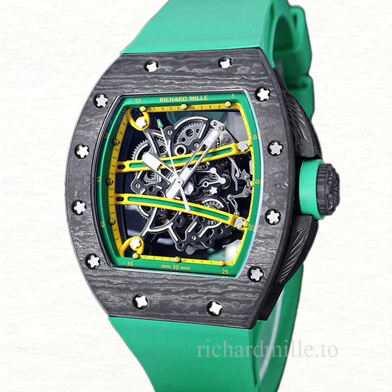 Richard Mille RM 61-01 Automatic Men Rubber Band Watch