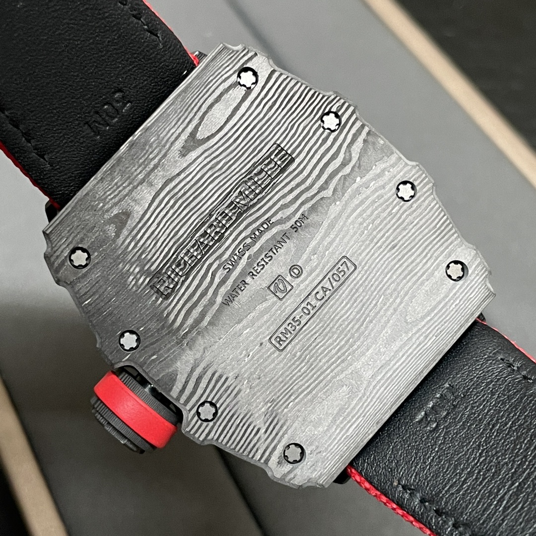Richard Mille RM 35-01 Rafael Nadal Super Clone NTPT Carbon Skeleton Dial 42mm Replica